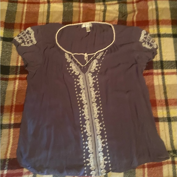 Boho style, EUC- Ladies top- size large - Picture 3 of 7